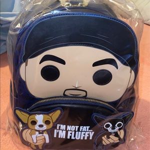 Gabriel Iglesias fluffy backpack